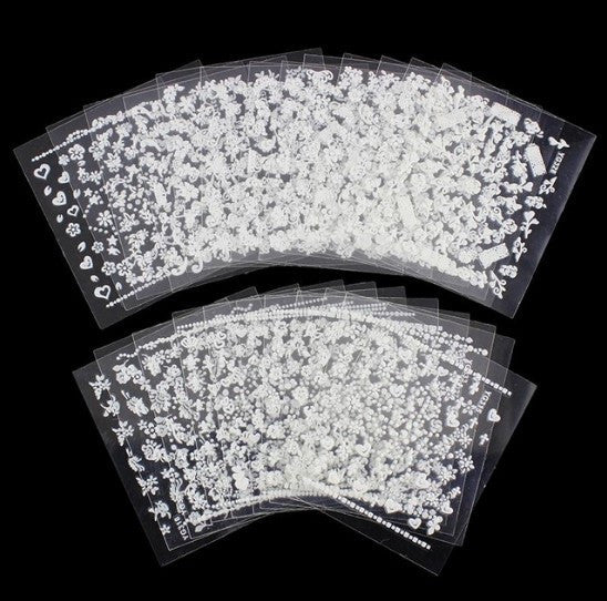 Manicure Decals Foil Decorations Tools