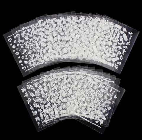 Manicure Decals Foil Decorations Tools